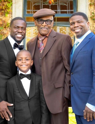 Henry Robert Witherspoon with his sons and grandson.